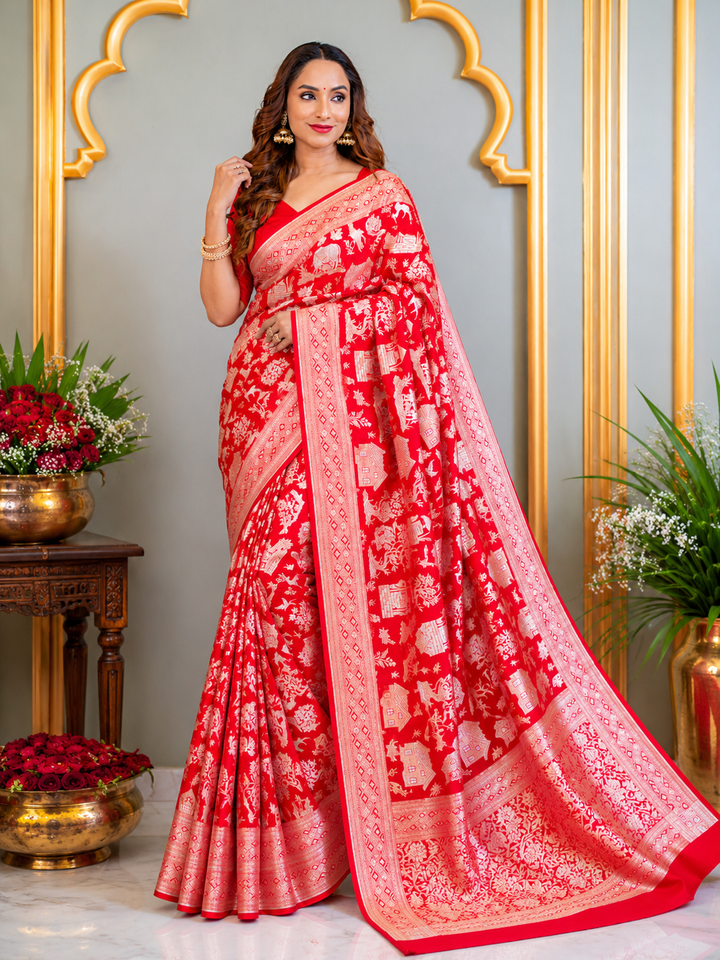 Katan Banarasi Silk Saree