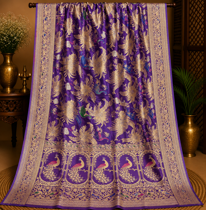Banarasi kataan saree