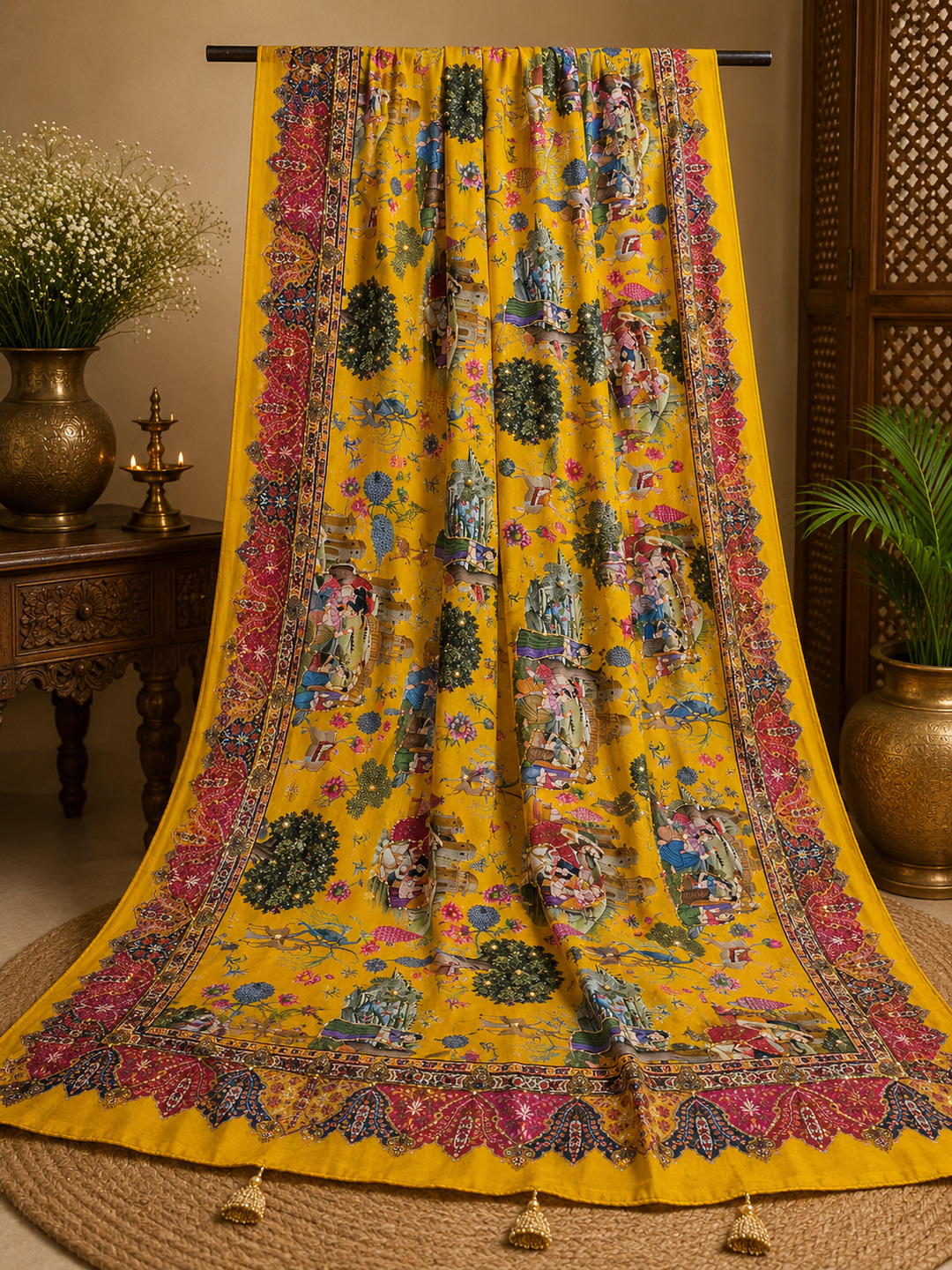 Village story saree