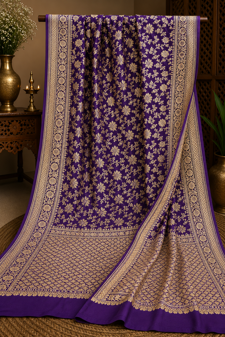 Khaddi Banarasi Georgette Saree