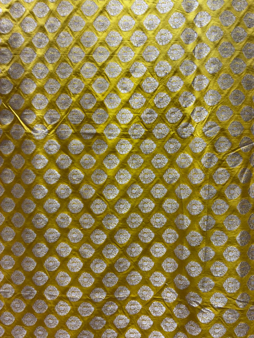 Premium Pure Katan Handloom Saree with Hand Embroidery &amp; Zari Work