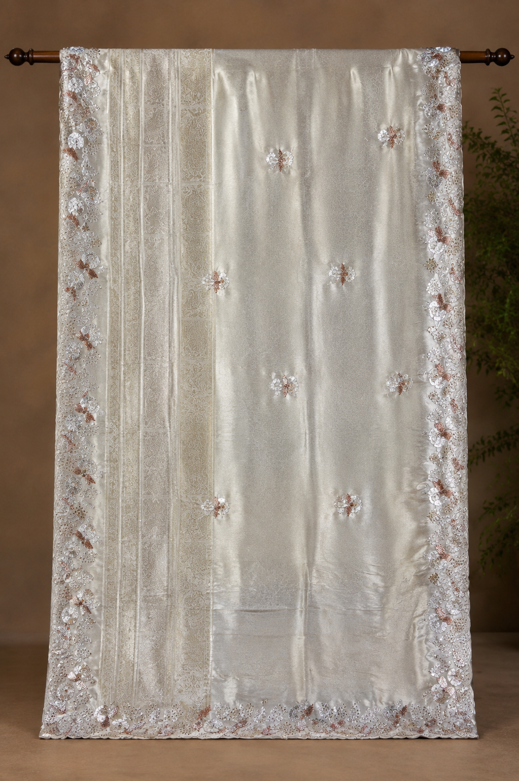 Banarasi Silk Saree with Gota Patti Work