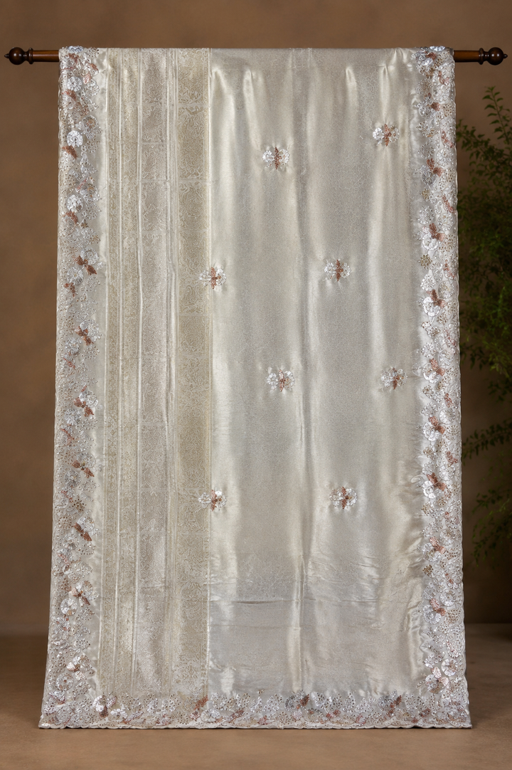 Banarasi Silk Saree with Gota Patti Work