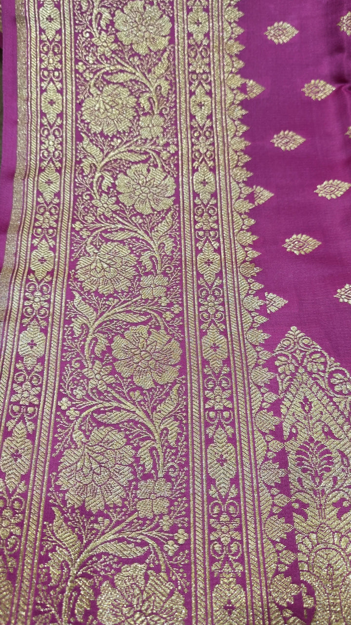 Light Pink Banarasi Saree